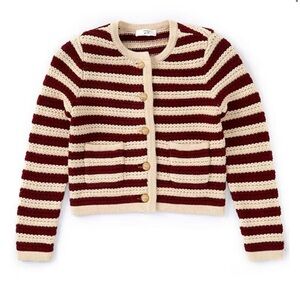 A Loves A Big Girls 7-16 Long Sleeve Button Front Cardigan brand new with tags